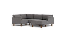 Load image into Gallery viewer, Luna - Sectional - Storm Grey - Low Arms - Tall Legs