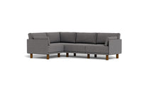 Load image into Gallery viewer, Luna - Sectional - Storm Grey - Low Arms - Tall Legs