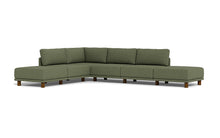 Load image into Gallery viewer, Luna - Sectional - Moss Green - High Arms - Low Legs