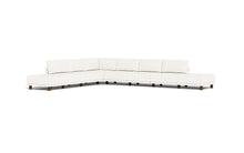 Load image into Gallery viewer, Luna - Sectional - Snowdrift - High Arms - Low Legs