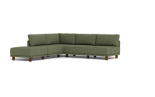 Load image into Gallery viewer, Luna - Sectional - Moss Green - High Arms - Low Legs