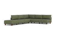 Load image into Gallery viewer, Luna - Sectional - Moss Green - High Arms - Low Legs