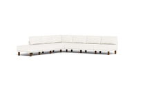Load image into Gallery viewer, Luna - Sectional - Snowdrift - High Arms - Tall Legs