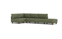 Load image into Gallery viewer, Luna - Sectional - Moss Green - High Arms - Low Legs