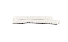 Load image into Gallery viewer, Luna - Sectional - Snowdrift - High Arms - Low Legs