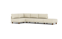Load image into Gallery viewer, Luna - Sectional - Sunset Beige - High Arms - High Legs