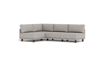 Load image into Gallery viewer, Luna - Sectional - Dream Grey - High Arms - Low Legs