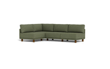 Load image into Gallery viewer, Luna - Sectional - Moss Green - High Arms - Low Legs