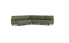 Load image into Gallery viewer, Luna - Sectional - Moss Green - High Arms - Low Legs
