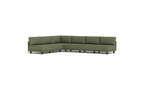 Load image into Gallery viewer, Luna - Sectional - Moss Green - High Arms - Low Legs