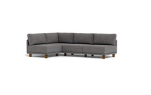 Load image into Gallery viewer, Luna - Sectional - Storm Grey - High Arms - Low Legs