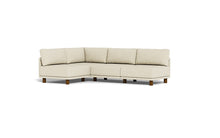 Load image into Gallery viewer, Luna - Sectional - Sunset Beige - High Arms - High Legs