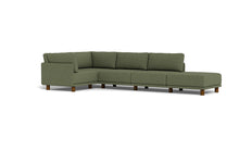 Load image into Gallery viewer, Luna - Sectional - Moss Green - High Arms - Low Legs