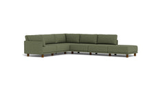 Load image into Gallery viewer, Luna - Sectional - Moss Green - High Arms - Low Legs