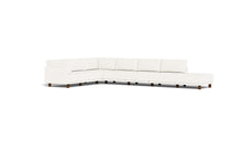 Load image into Gallery viewer, Luna - Sectional - Snowdrift - High Arms - Low Legs