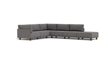 Load image into Gallery viewer, Luna - Sectional - Storm Grey - High Arms - Low Legs