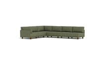 Load image into Gallery viewer, Luna - Sectional - Moss Green - High Arms - Low Legs