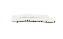 Load image into Gallery viewer, Luna - Sectional - Snowdrift - Low Arms - Tall Legs