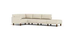 Load image into Gallery viewer, Luna - Sectional - Sunset Beige - Low Arms - Tall Legs