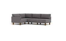 Load image into Gallery viewer, Luna - Sectional - Storm Grey - Low Arms - Tall Legs