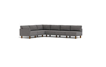 Load image into Gallery viewer, Luna - Sectional - Storm Grey - Low Arms - Tall Legs
