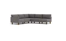 Load image into Gallery viewer, Luna - Sectional - Storm Grey - Low Arms - Tall Legs