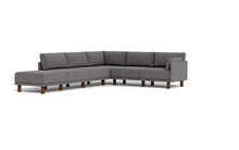 Load image into Gallery viewer, Luna - Sectional - Storm Grey - Low Arms - Tall Legs