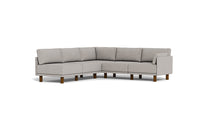 Load image into Gallery viewer, Luna - Sectional - Dream Grey - Low Arms - Tall Legs