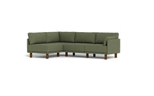 Load image into Gallery viewer, Luna - Sectional - Moss Green - Low Arms - Tall Legs