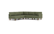 Load image into Gallery viewer, Luna - Sectional - Moss Green - Low Arms - Tall Legs