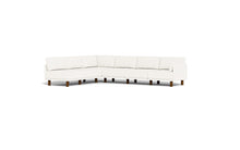 Load image into Gallery viewer, Luna - Sectional - Snowdrift - Low Arms - Tall Legs