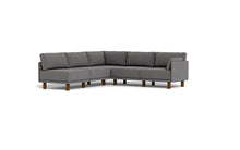 Load image into Gallery viewer, Luna - Sectional - Storm Grey - Low Arms - Tall Legs