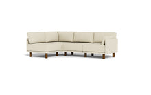 Load image into Gallery viewer, Luna - Sectional - Sunset Beige - Low Arms - Tall Legs