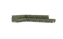 Load image into Gallery viewer, Luna - Sectional - Moss Green - Low Arms - Low Legs