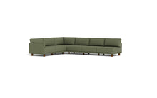 Load image into Gallery viewer, Luna - Sectional - Moss Green - Low Arms - Low Legs