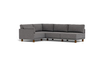 Load image into Gallery viewer, Luna - Sectional - Storm Grey - Low Arms - Low Legs
