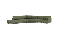 Load image into Gallery viewer, Luna - Sectional - Moss Green - Low Arms - Low Legs