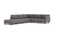 Load image into Gallery viewer, Luna - Sectional - Storm Grey - Low Arms - Low Legs