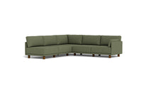 Load image into Gallery viewer, Luna - Sectional - Moss Green - Low Arms - Low Legs