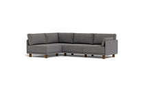 Load image into Gallery viewer, Luna - Sectional - Storm Grey - Low Arms - Low Legs