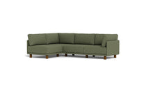 Load image into Gallery viewer, Luna - Sectional - Moss Green - High Arms - Low Legs