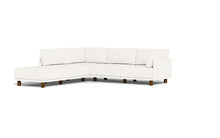 Load image into Gallery viewer, Luna - Sectional - Snowdrift - High Arms - Low Legs