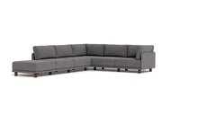 Load image into Gallery viewer, Luna - Sectional - Storm Grey - High Arms - Low Legs