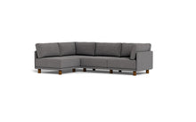 Load image into Gallery viewer, Luna - Sectional - Storm Grey - High Arms - Low Legs
