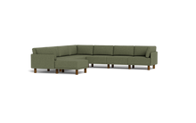 Load image into Gallery viewer, Luna - Sectional - Moss Green - High Arms - Tall Legs