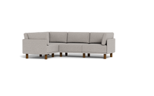 Load image into Gallery viewer, Luna - Sectional - Dream Grey - High Arms - Tall Legs