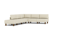 Load image into Gallery viewer, Luna - Sectional - Sunset Beige - High Arms - Tall Legs