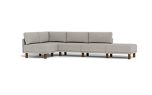 Load image into Gallery viewer, Luna - Sectional - Dream Grey - High Arms - Tall Legs