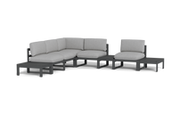 Load image into Gallery viewer, Mistral - Sectional - Pebble - Ellipse - Silver Shade