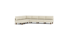 Load image into Gallery viewer, Luna - Sectional - Sunset Beige - High Arms - Tall Legs